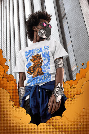 Rocket Playera Frutiger Metro style